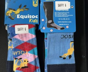 SAFFY 6 11/3.5 BLUE/PINK. 2 PAIR PACK €12.95